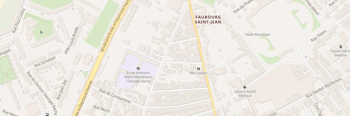 Plan du 18 Rue Albert Camus à Saint-Quentin