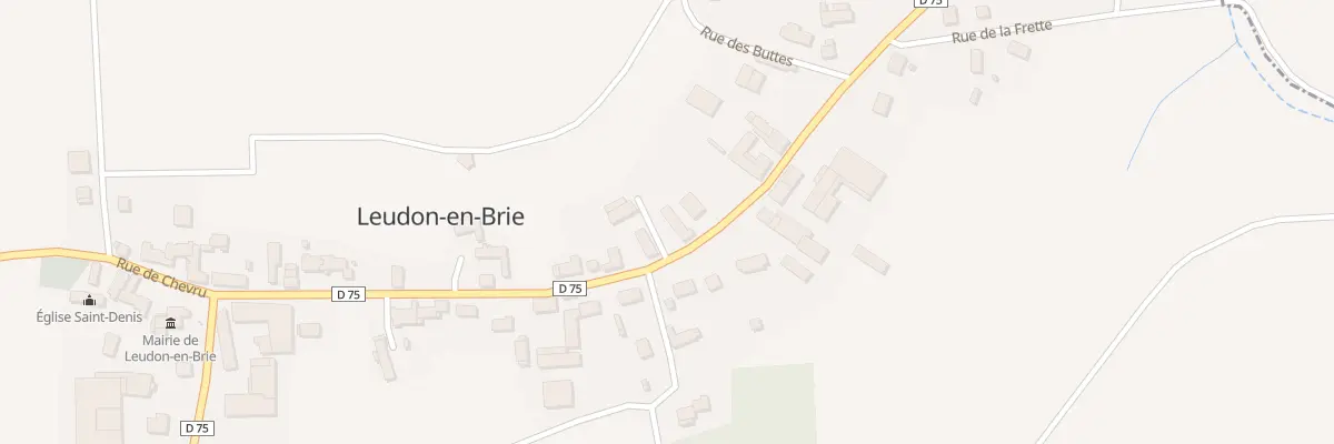 Plan du 23 Rue Principale à Leudon-en-Brie