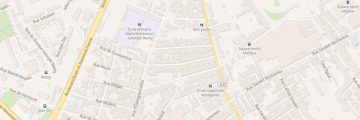 Plan du 30 Rue de Constantine à Saint-Quentin