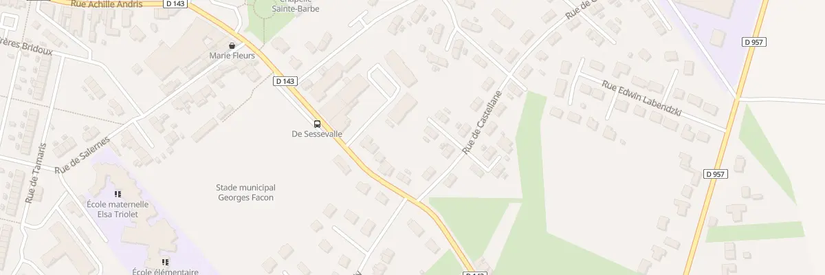 Plan du 80 Rue Achille Andris à Somain