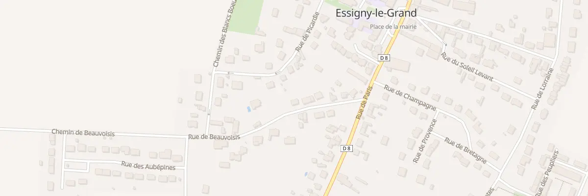 Plan du 9 Rue de Beauvoisis à Essigny-le-Grand