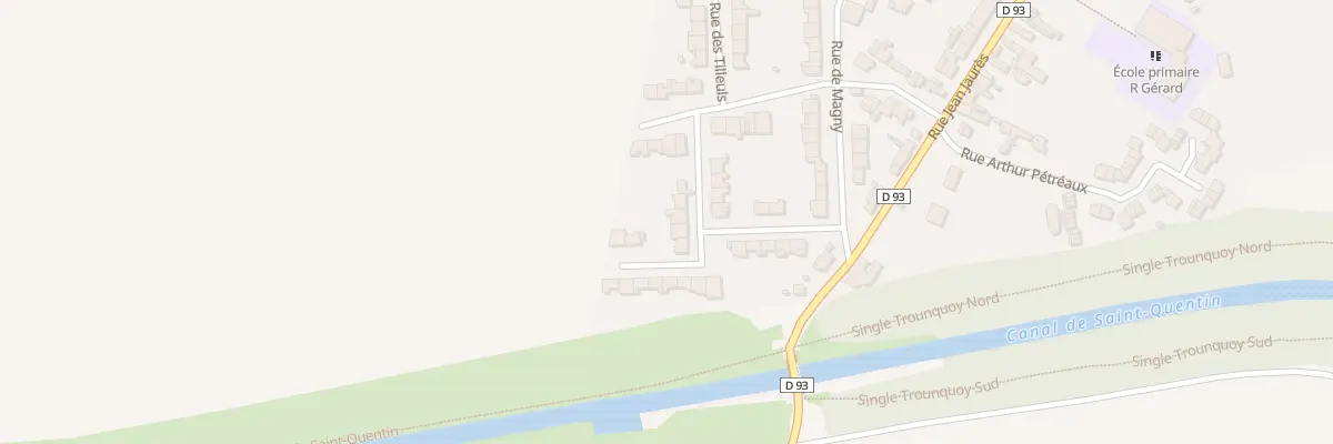 Plan du 5 Rue des Eglantines à Lehaucourt