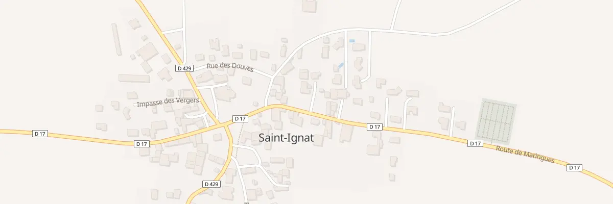 Plan du 1B Rte de Maringues à Saint-Ignat