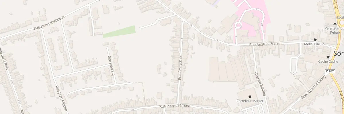 Plan du 31 Rue Emile Zola à Somain