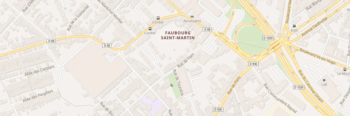 Plan du 24 Rue de Ham à Saint-Quentin