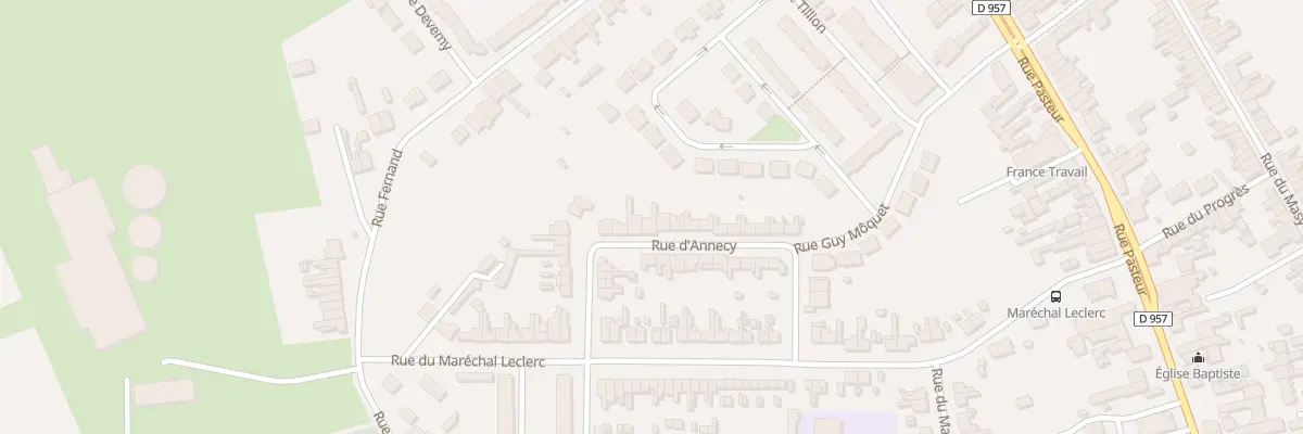 Plan du 28 Rue d’Annecy à Somain