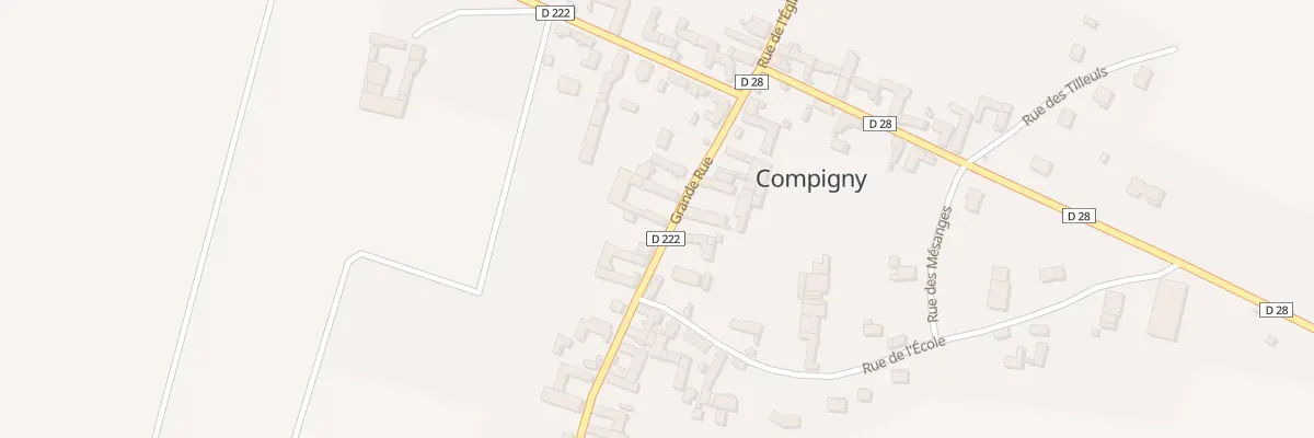 Plan du 8A Gr Grande Rue à Compigny