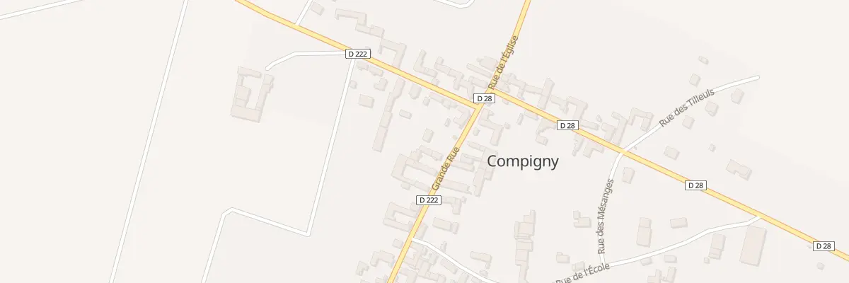 Plan du 2 Gr Grande Rue à Compigny