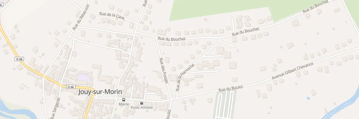 Plan du 5 Rue de la Hamoche à Jouy-sur-Morin