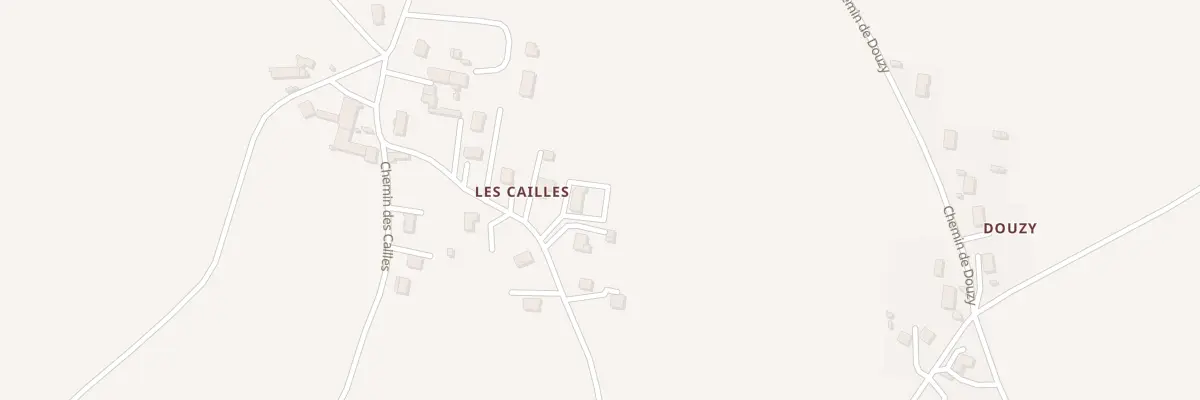 Plan du 8B Les Cailles à Saulcet