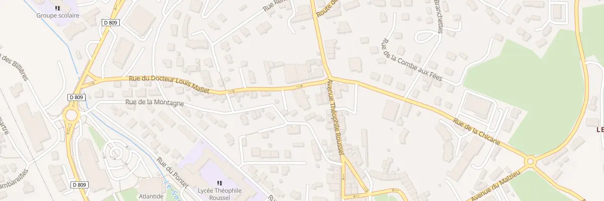 Plan du 3 Rue du Docteur Louis Mallet à Saint-Chély-d’Apcher