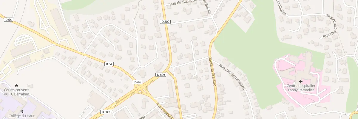 Plan du 1 Rue des Branchettes à Saint-Chély-d’Apcher