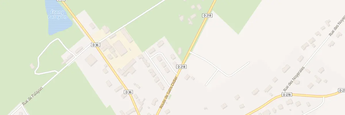 Plan du 21 Rue de Chatellenier à Broût-Vernet