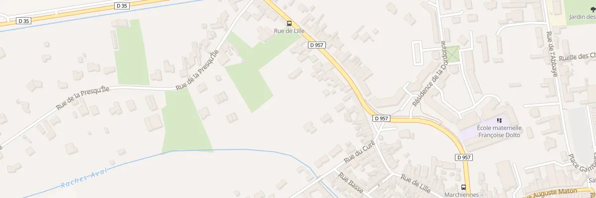 Plan du 81 Rue de Lille à Marchiennes