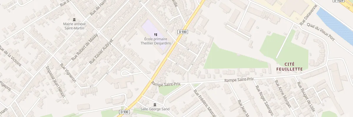 Plan du 105 Rue de Paris à Saint-Quentin
