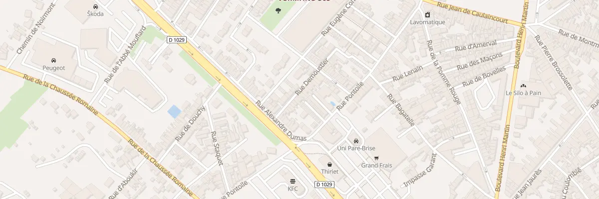 Plan du 14 Rue Demoustier à Saint-Quentin