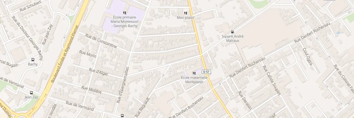 Plan du 20 Rue d’Alger à Saint-Quentin