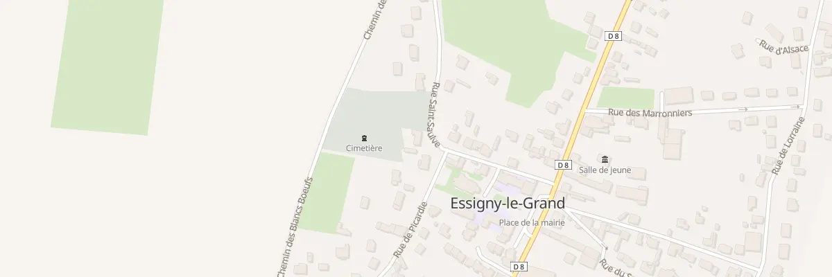 Plan du 6 Rue Saint-saulve à Essigny-le-Grand