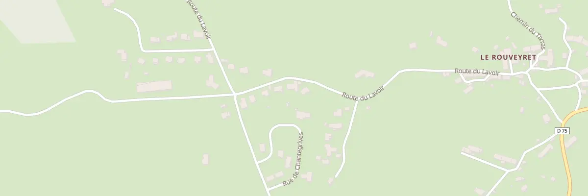 Plan du 5118 Le Rouveyret à Blavignac