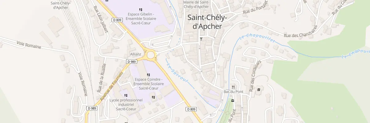 Plan du 9 Rue du Vieux Moulin à Saint-Chély-d’Apcher