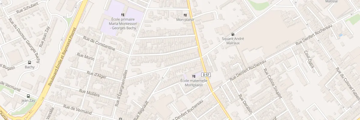 Plan du 16 Rue d’Alger à Saint-Quentin