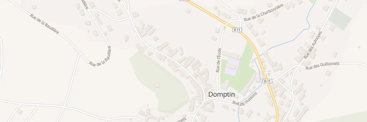 Plan du 5127 Rue de la Grange des Bois à Domptin