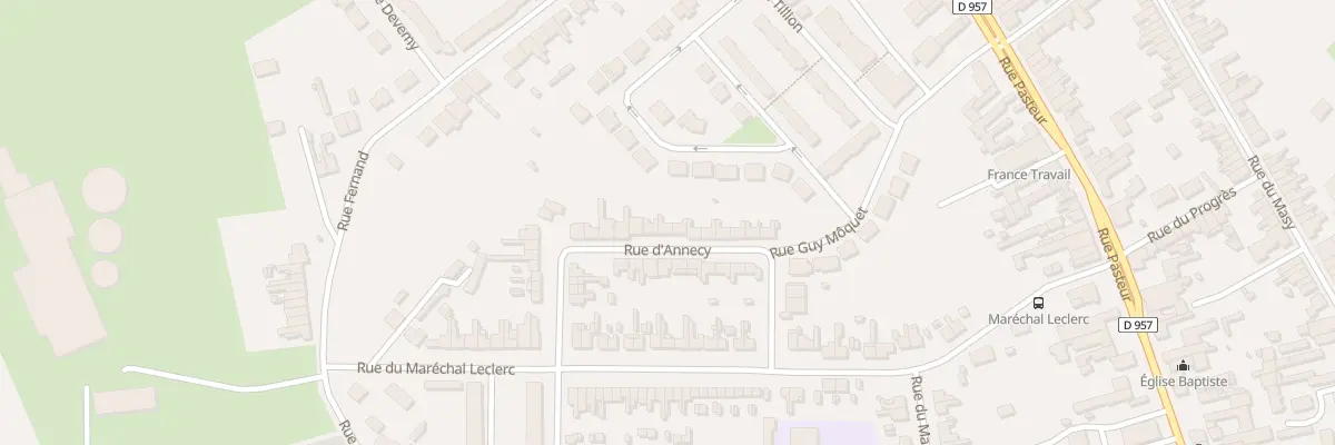 Plan du 22 Rue d’Annecy à Somain
