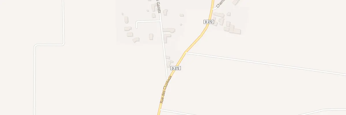 Plan du 3 Rue des Cluzeaux à Biozat