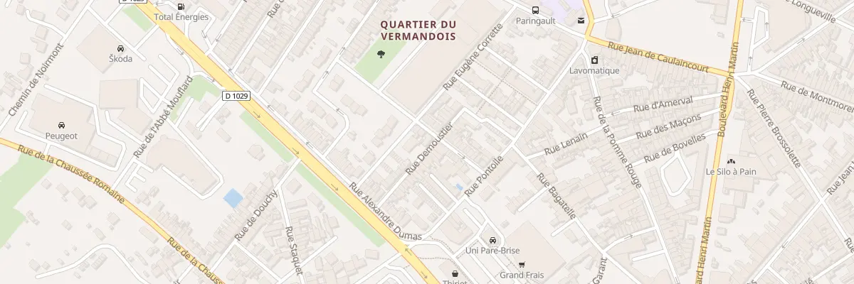 Plan du 13 Rue Félix Davin à Saint-Quentin
