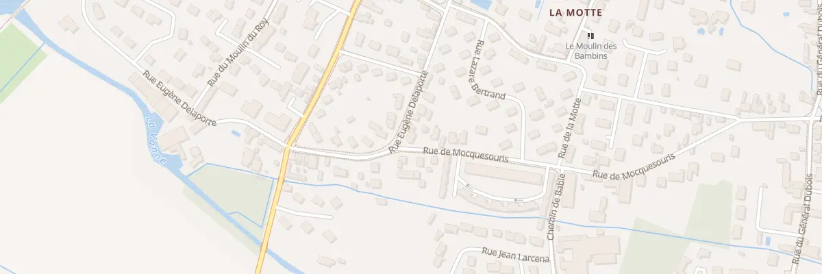 Plan du 74 Rue de Mocquesouris à Sens