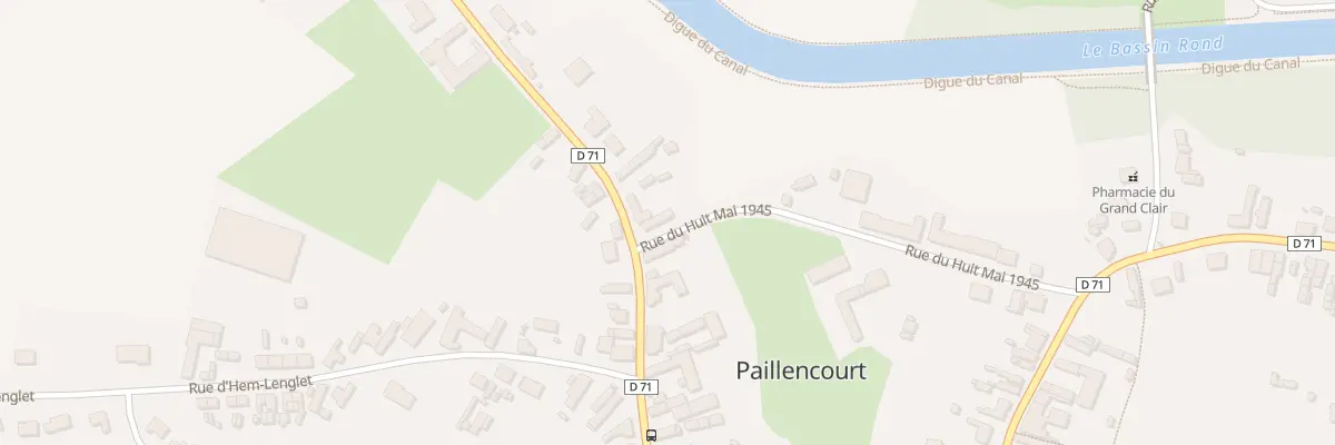 Plan du 2 Rue de Lannoy à Paillencourt