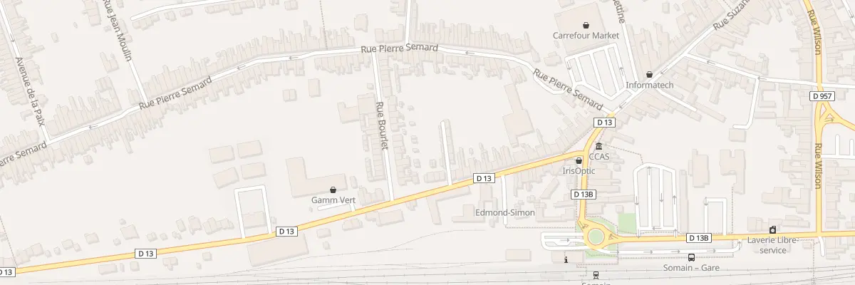 Plan du 46 Rue Edmond Simon à Somain