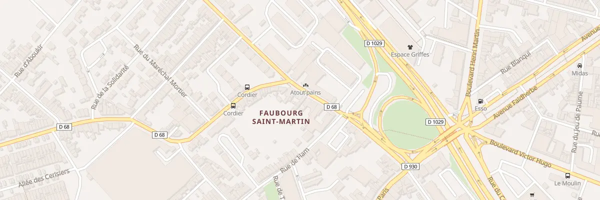 Plan du 45 Rue de la Chaussée Romaine à Saint-Quentin