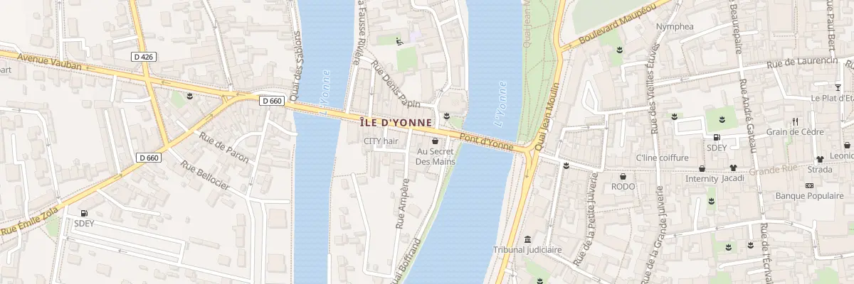 Plan du 5 Av Lucien Cornet à Sens