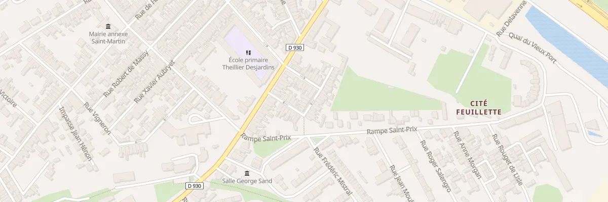 Plan du 6 Rue de la Prévoyance à Saint-Quentin