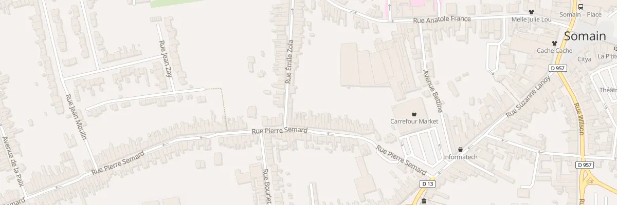 Plan du 46 Rue Pierre Semard à Somain