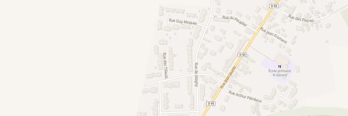 Plan du 8 Rue des Tilleuls à Lehaucourt