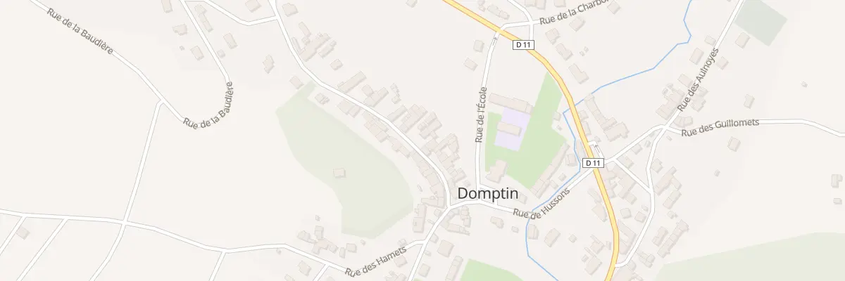 Plan du 12B Rue de la Grange des Bois à Domptin