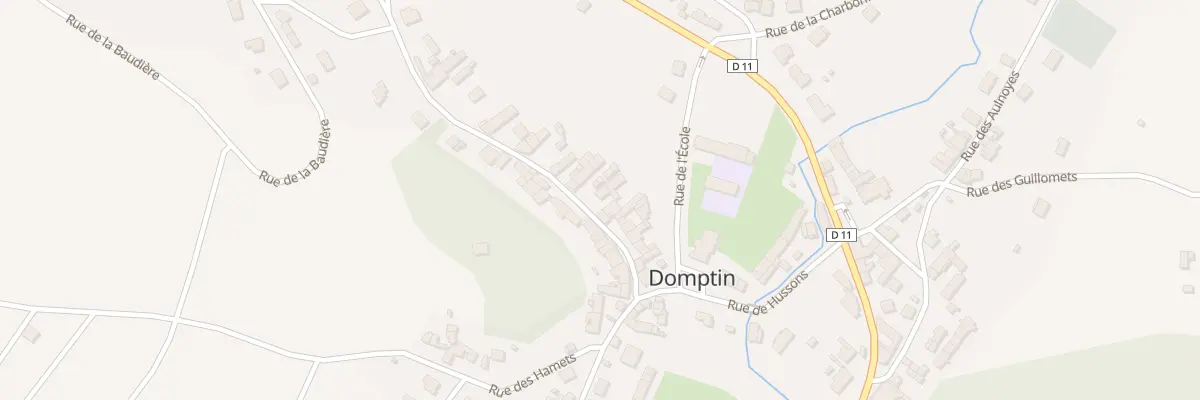Plan du 12B Rue de la Grange des Bois à Domptin