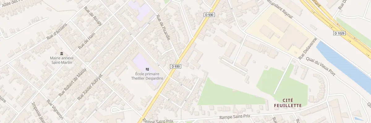 Plan du 71 Rue de Paris à Saint-Quentin