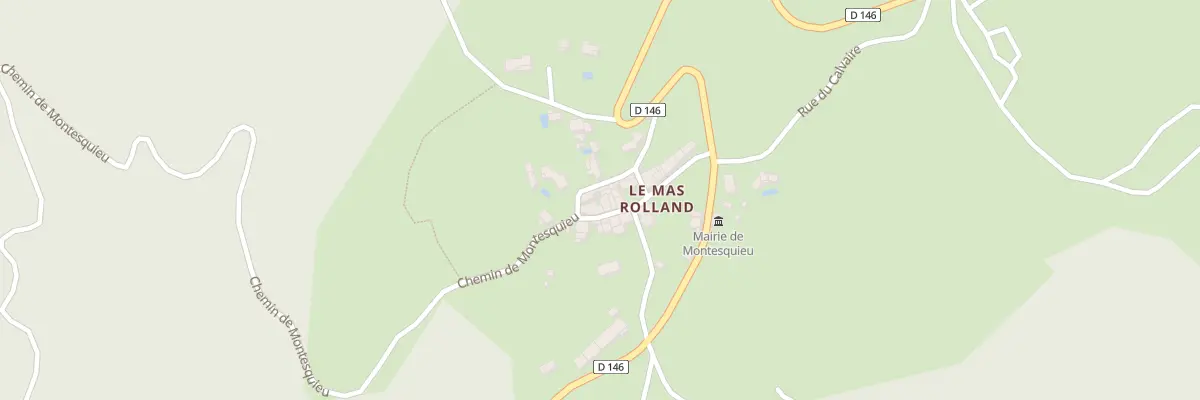Plan du 5008 Hameau du Mas Rolland à Montesquieu