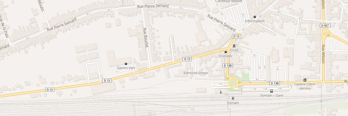 Plan du 40 Rue Edmond Simon à Somain
