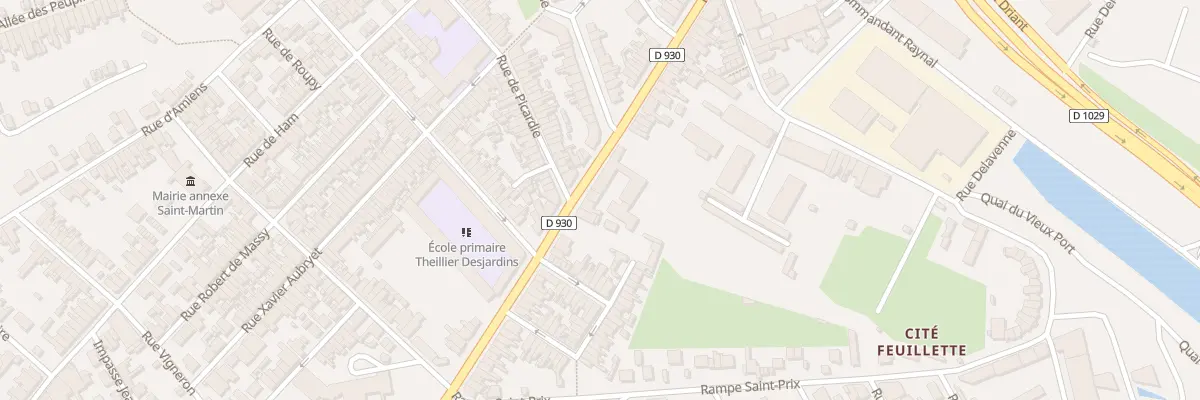 Plan du 69B Rue de Paris à Saint-Quentin