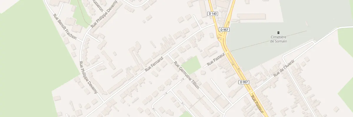 Plan du 23 Rue Fernand à Somain