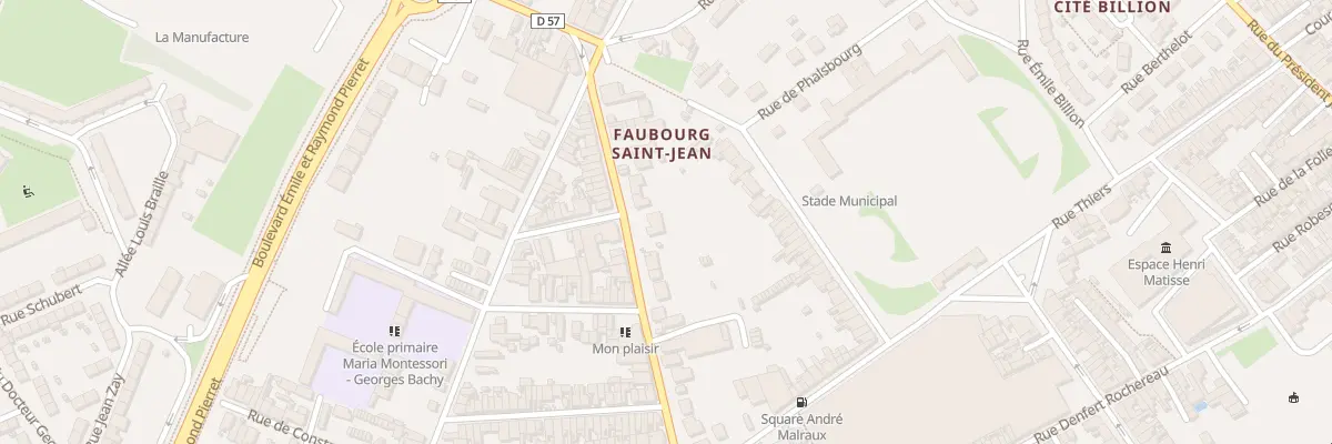Plan du 94 Rue de la 3 Eme Dim à Saint-Quentin