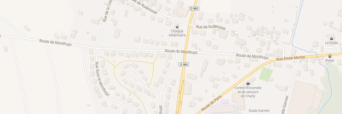 Plan du 2 Rue sous le Monthuys à Charly-sur-Marne