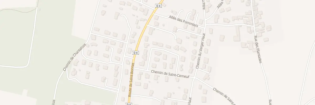 Plan du 21 All du Verger Bas à Chauriat