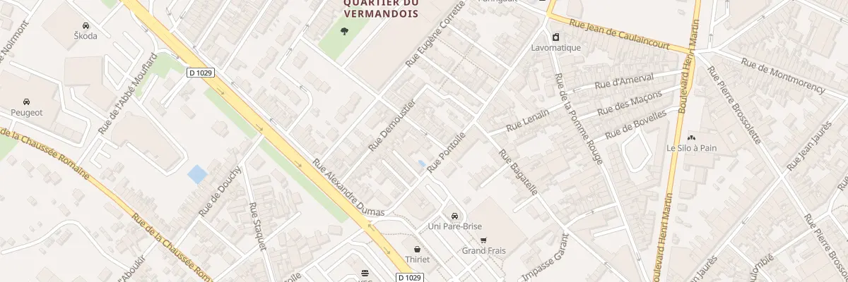 Plan du 5 Rue Félix Davin à Saint-Quentin