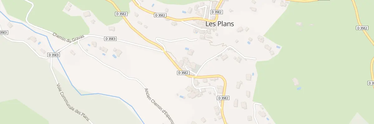 Plan du 3 Pl de la Mairie aux Plans