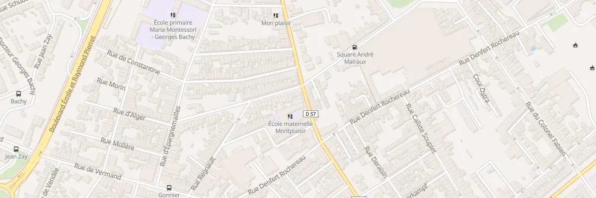 Plan du 57 Rue de la 3 Eme Dim à Saint-Quentin
